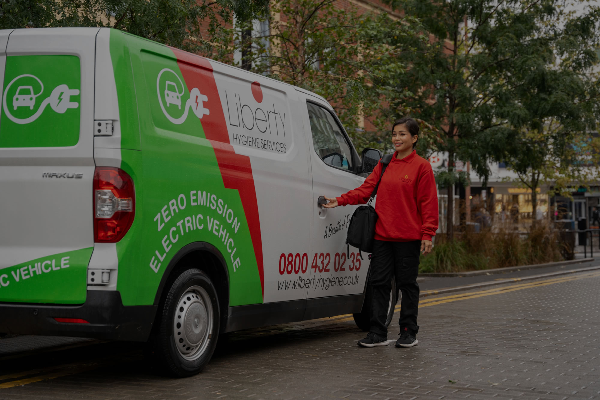 Liberty Hygiene van in Southend